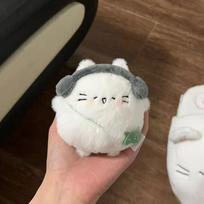 Miela animacinė laiminga žolės katės pliušinė lėlė žaislas kawaii pliušinė lėlė raktų pakabukas kuprinės pakabukas krepšio dekoravimo aksesuarai dovanos