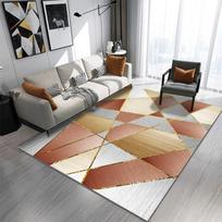 Europe Style Geometry Carpet Living Room Sofa Bedroom Bedside Study Kitchen Entrance Door Rug Non-slip Modern Home Decor Mat 50x80cm