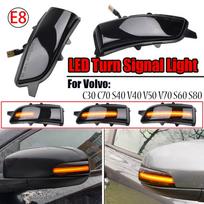 Skirta Volvo C30 C70 S40 V40 V50 V70 S60 Dinaminis LED Posūkio Signalo Šviesos Veidrodėlio Posūkio Signalo Indikatorius Mirksėjimo Šviesos 2005--2009