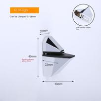 Zinc Alloy Glass Shelf Clip Wall Mount Adjustable Bathroom Support Brackets Fixed Hardware Part Shelf Holder Clamp Home