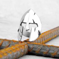 Norse Vikings Spartan Warrior Helmet Rings Ancient Mask Stainless Steel Jewelry Male Steampunk Biker Accessories Vintage Rings 9