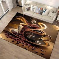 15 Size Coffee Cup Landscape Area Rugs Carpet for Home Living Room Bedroom Sofa Doormat Decoration Non slip Kids Mats Gifts 80cm x 120cm