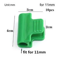 New Green Instant Grommet Plastic Clips Fence Shading Accessories Sunshade Net Clip Garden Tools 11mm