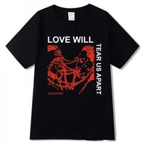 Men's T Shirt Lil Peep Peep Love Will Tear Us Apart Print Oversized T Shirt Hip Hop T-Shirts Streetwear Casual Tops Unisex M juoda