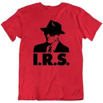 I R S Records T Shirt, Vintage Audio Retro Sound Red Tee Gift New 2XL