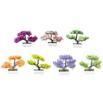 Good-Artificial Plants Bonsai Small Tree Pot Fake Plant Flowers Potted Faux Bonsai For Home Room Table Hotel Garden Decor balta