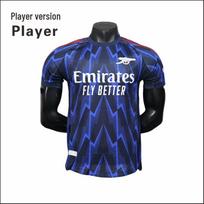 2025/26 Arsenal Away Player Jersey: No. 7 Saka, No. 41 Rice, No. 56 Domann M black