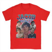 Leisure Jacob Elordi Retro Style TShirts Unisex Crew Neck Cotton T Shirts Fan Art Short Sleeve Tees Big Size Clothes M