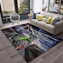 3D Retro Car Tractor Truck Series Carpet Rug for Home Living Room Bedroom Sofa Doormat Decor,Child Area Rug Non-slip Floor Mat 40x60cm