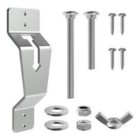 Utility Trailer Accessories Wall Mount Spare Tire Carriers Support, Wheel Bracket for Cargo Trailers Easy Installation 1