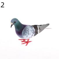 Artificial Birds Simulation Grey Pigeon Dove Model Imitation Animal Party Wedding Supply Photography Props Home Decoration