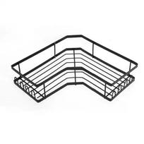 Punch-Free Bathroom Shelf: Iron Art Tripod Carbon Steel Storage Rack