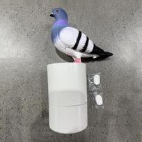 „Pigeon Shape“ muilo dozatorius automatinis indukcinių putų rankų ploviklis smulkių putų bekontaktis automatinis jutimo higieninis putų dozatorius pilka spalva