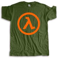 Cotton Tshirt mens summer Tops Half Life 2 - Lambda Video Game T Shirt Newest Top Tees summer teeshirt plus size drop shipping S įvairiaspalvis