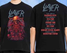 SALE! Slayer UK And North America Satanic Skull Warrior Merch Tour 2026 T-Shirt S