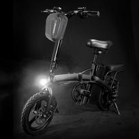 Folding Bike Head Hanging Bag Electric Scooter EVA Hard Shell Handlebar Pouch China Mainland black