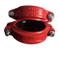 Kuangzhi Ductile Iron Grooved Fire Pipe Rigid Coupling Clamp DN65
