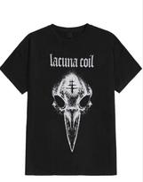Oxygen – Lacuna Coil Inspired Gothic Metal Graphic T-Shirt XXL
