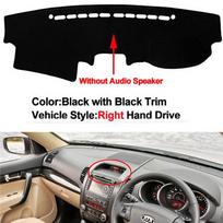 Car Auto Inner Dashboard Cover Dash Mat Cape Carpet Dashmat Pad Cushion 2 Layers For Kia Sorento 2009 2010 2011 2012 LHD RHD