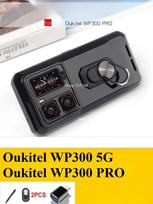 Oukitel WP300 5G , Oukitel WP300 PRO Telefono dėklas, stovas+Grūdintas stiklas Oukitel WP300 5G black
