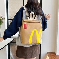McDonald's 2026 raidžių spaudos peties kuprinė Kūrybinga studento tašė