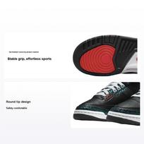 Air Jordan 3 Retro GS Moto Vaikiški Sportbačiai Juodi Hiper-žadeitinis Baltas FV5437-001 36