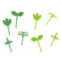 8 vnt. Fruit Vork Tandenstoker Bladeren salotos Tiny Vork Mini pyragaičiai Voor Kids