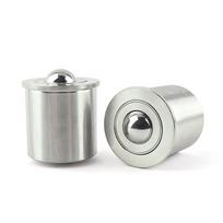 Diameter14/18/2mm All Stainless Steel Ball Rollers Ball Face Up Transfer Units Press Fit Roller Ball Set Screw KST316-14mm 1pcs