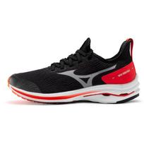 Mizuno Wave Rider Neo 'Raudonos Juodos' Moteriški Bėgimo Bateliai J1GD207802 37