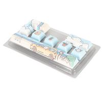 8 Keys Keyboard Keycaps Fadeless PBT Dye Sublimation Process Keycaps Cute DIY Mechanical Keycaps for 61 87 104 108 Type 1