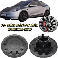 Skirta Tesla Model Y Model 3 ratlankio stebulės dangteliui ir ratlankio centro dangteliui, Pakeisti ratlankio stebulės dangtelį 4 pcs