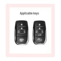 Toyota Alphard/Vellfire/Sienna/Granvia Key Case with Diamond Inlay Buckle Holder