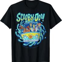 Scooby-Doo Mystery Machine Portal Group Shot T-Shirt S juoda
