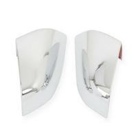 For Tesla Model S 2017 2018  Auto Side Rear View Mirror Cover Shell Cap Housing Replacement 2pcs/Set Car Mirror Housing Chrome Color