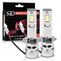 2Pcs 30000LM H4 H7 LED Headlight Bulbs Mini Turbo H11 LED H8 9005 HB3 H1 80W Car Fog light Hi lo beam Headlamp Auto Plug&Play Lamp 6500K White H1