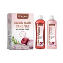 Onion Rosemary Shampoo and Conditioner Sets Anti Hair Loss Improve Rough Frizz Prevent Breakage Repair Damaged Hair Care Product 1set