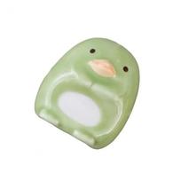 Cute Ceramic Chopstick Holder Creative Shape Adorable Appearance Porcelain- Cartoon Cat Bear Chopstick Kawai Tableware Holder žalia