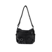 Denim Large Capacity Women's Crossbody Bag Commuter Multi-compartment Five-pointed Star Shoulder Bag juoda