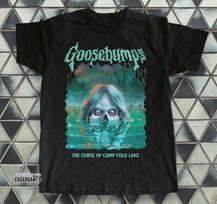 Goosebumps The Curse of Camp Cold Lake Black Unisex Tshirt Size S5XL Unisex T-Shirt XXXL