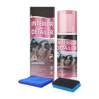 60ml Car Foam Cleaner Revitalizing Coating Repair Agent for Rubber Plastic Parts Back To Black Gloss 1 pink