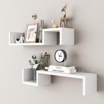 Living room wall decoration wall shelf bedroom bedside wall hanging simple free combination personalized creative grid