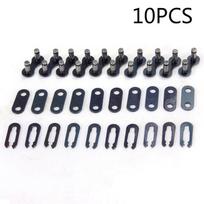 Chain Joint Links 1/2 X 1/8 10x/Set Black Replacement