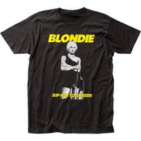 26 Blondie Rip Her To Shreds T Shirt Mens Licensed Rock N Roll Music Retro Black Unisex T-Shirt S įvairiaspalvis