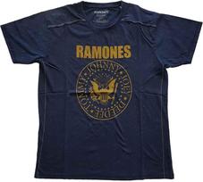 Men's Ramones Presidential Seal Snow Wash Tee Vintage T-Shirt Navy S įvairiaspalvis