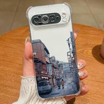 Landscape Pattern TPU Phone Case For Google Pixel 9 Pro Pixel 9 Pro XL Soft Silicone Transparent Back Cover For Google Pixel 9A Google Pixel 9