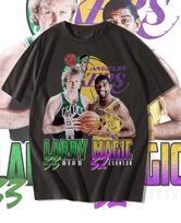 Magic Johnson Larry Bird NBA Greats Shirt Sizes Available Youth-5XL! Fast Ship!! S įvairiaspalvis