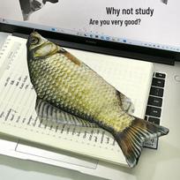 Creative Crucian Carp Pencil Case - Korean Style Personalized Coin Purse and Stationery Bag