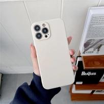 For Samsung Galaxy A15 A05S M34 F34 S23 FE M54 F54 M14 A24 A25 A54 A34 A04 A04E M04 F04 Soft Silicone Straight Edge Phone Cover Galaxy A15 balta