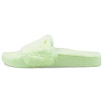 Puma Leadcat 2.0 Dirbtinio kailio Lauko sportiniai šlepetės Moteriškos šlepetės Žalios 385803-03 35.5 white