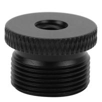 Mic Stand Adapter 1 4 Inch Female to 5 8 Inch Male Screw Thread Adapter for Camera Monitor Microphone Stand Black